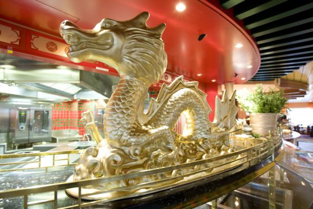 Dragon on buffet